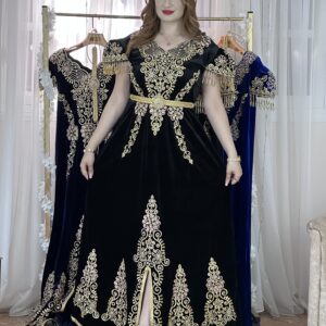 جبة فرقاني قسنطينية – تطريز فاخر مع حزام